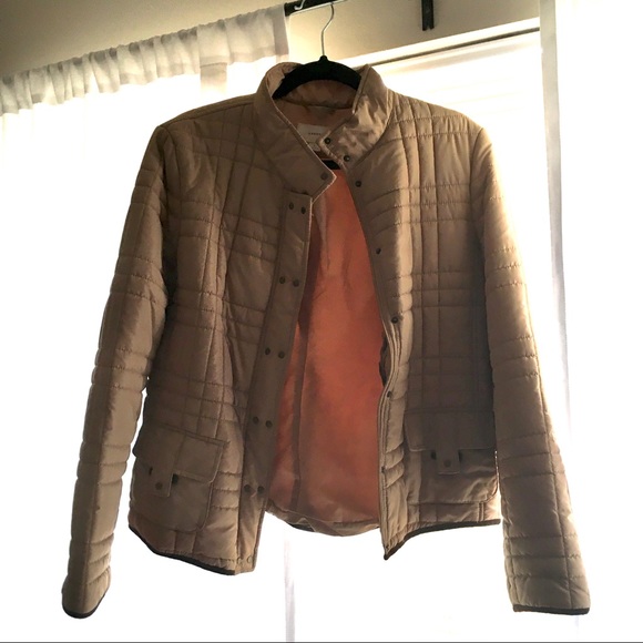 Merona Jackets & Blazers - Tan Merona Quilted Jacket